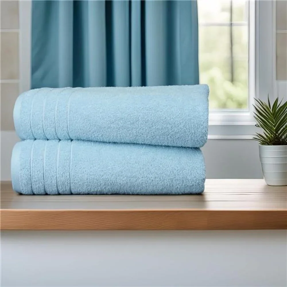 New Pack of 4 Extra Large Bath Towels 30 x 60 Inches, 100% Cotton,